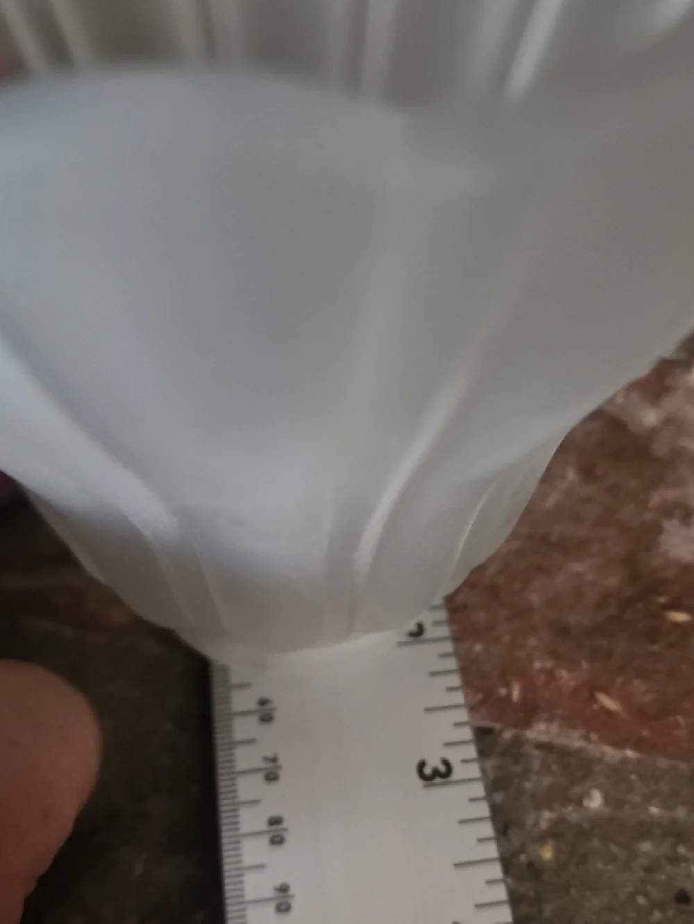 Set of 4 Frosted Glass Lamp Shades Bell Shape Replacement Vanity Light